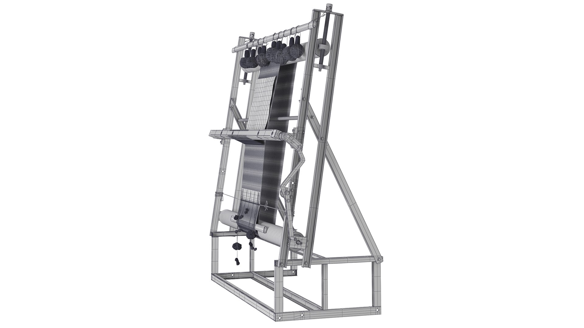 Weaving Machine Model - TurboSquid 2206311