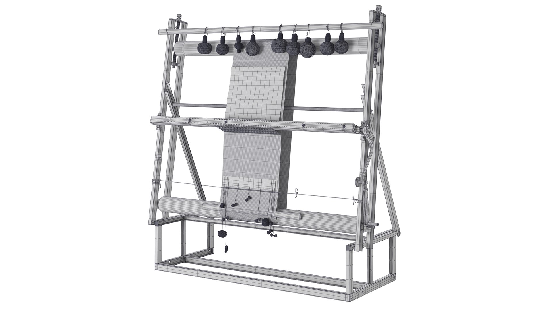 Weaving Machine Model - TurboSquid 2206311