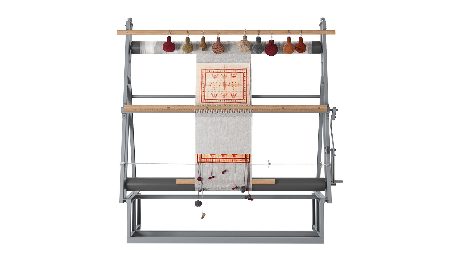 Weaving Machine Model - TurboSquid 2206311