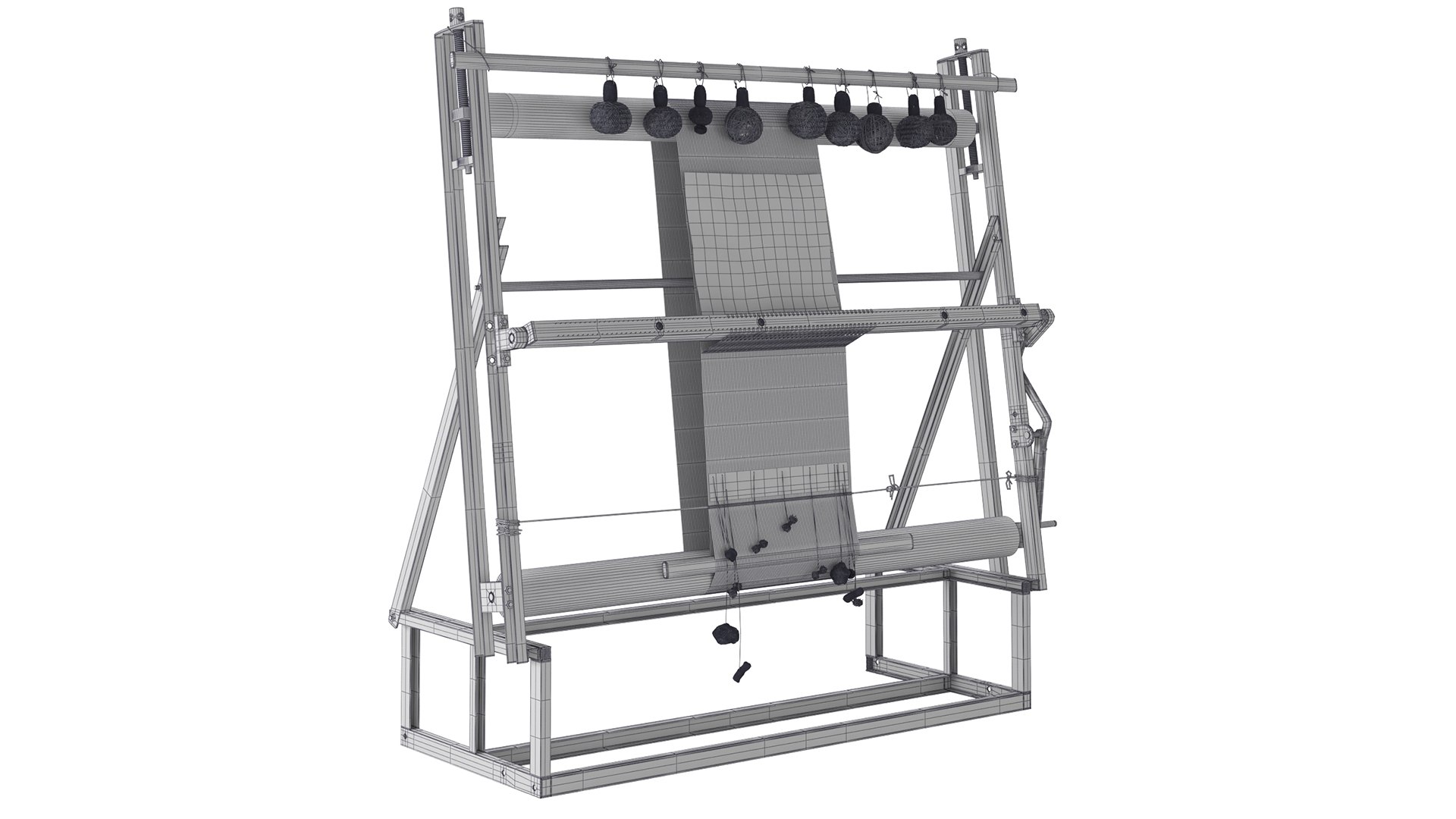 Weaving Machine Model - TurboSquid 2206311