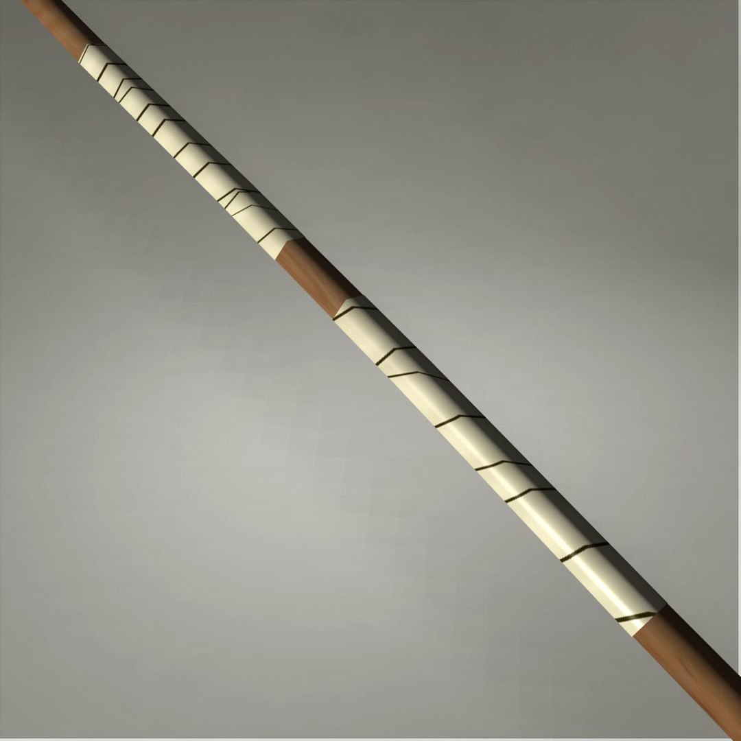 3d Model Of Stick Weapon