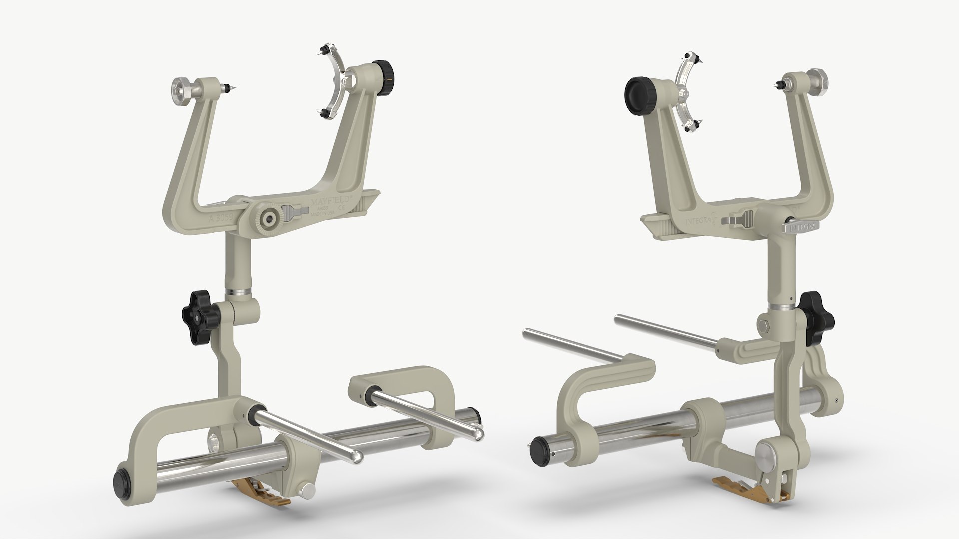 Mayfield Skull Clamp Surgical Head Fixation Device 3D model preview