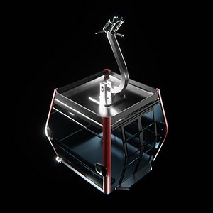 Gondola lift 3D model