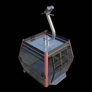 Gondola lift 3D model