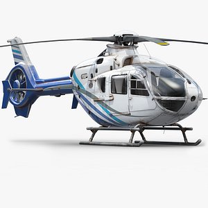 3d eurocopter h135 model