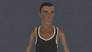 3D Arthur Young Rigged model