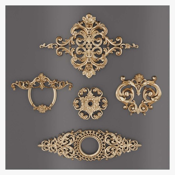 modelo 3d Trim Ornament 86 - TurboSquid 1911054