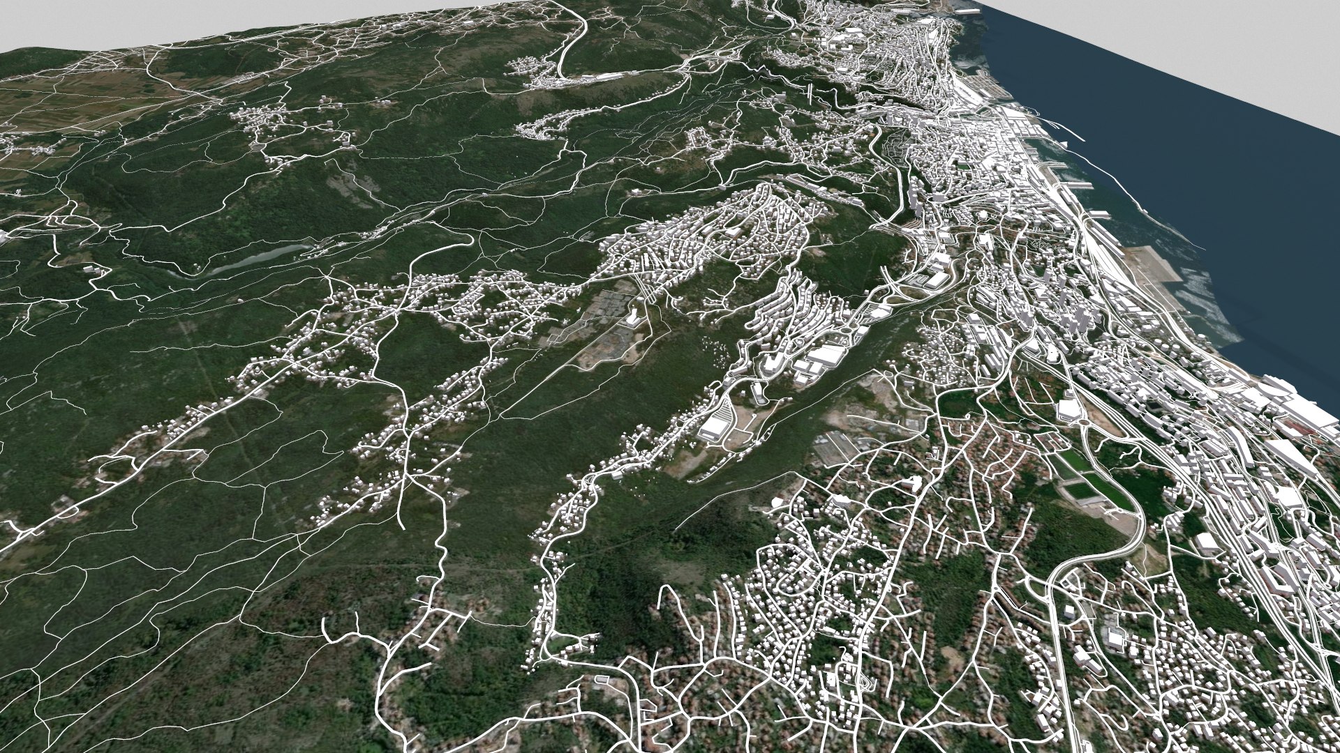 Cityscape Rijeka Croatia 3D Model - TurboSquid 2210958