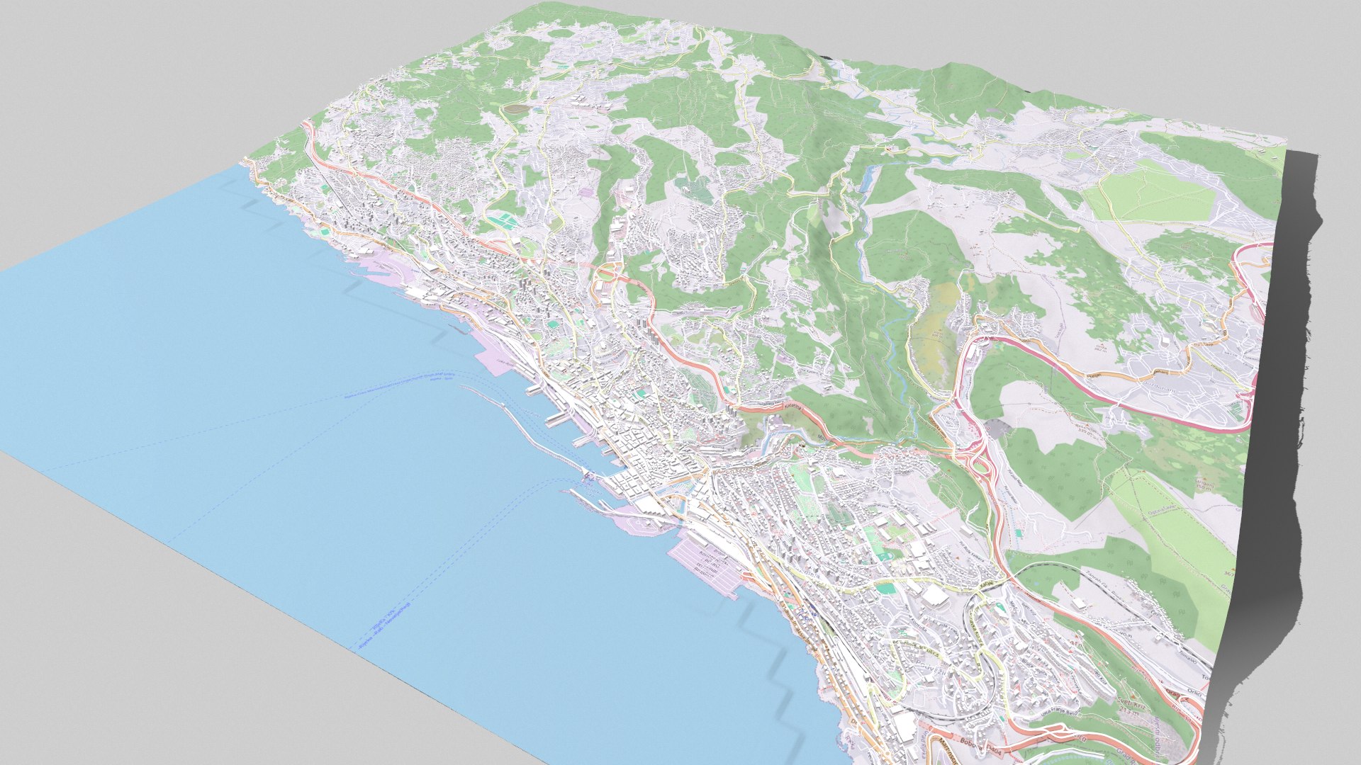 Cityscape Rijeka Croatia 3D Model - TurboSquid 2210958