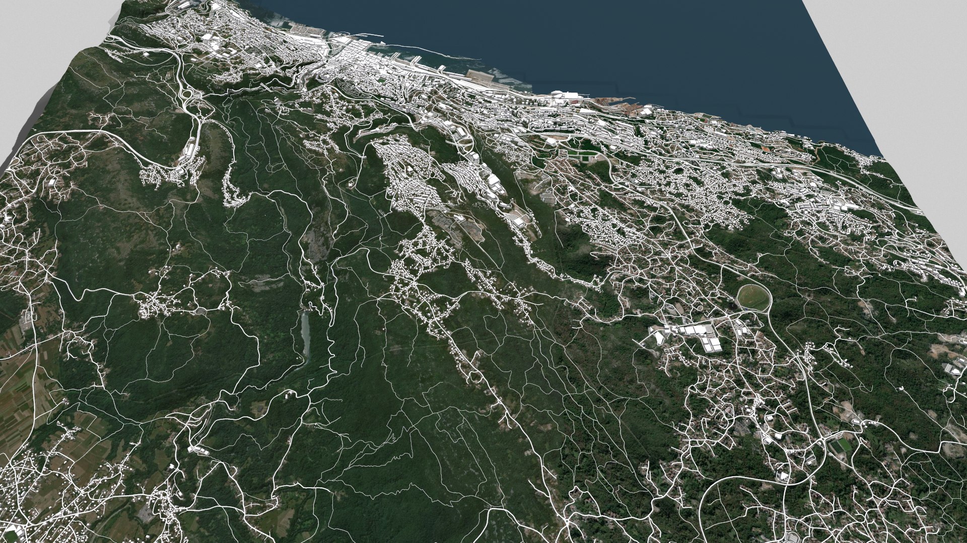 Cityscape Rijeka Croatia 3D Model - TurboSquid 2210958
