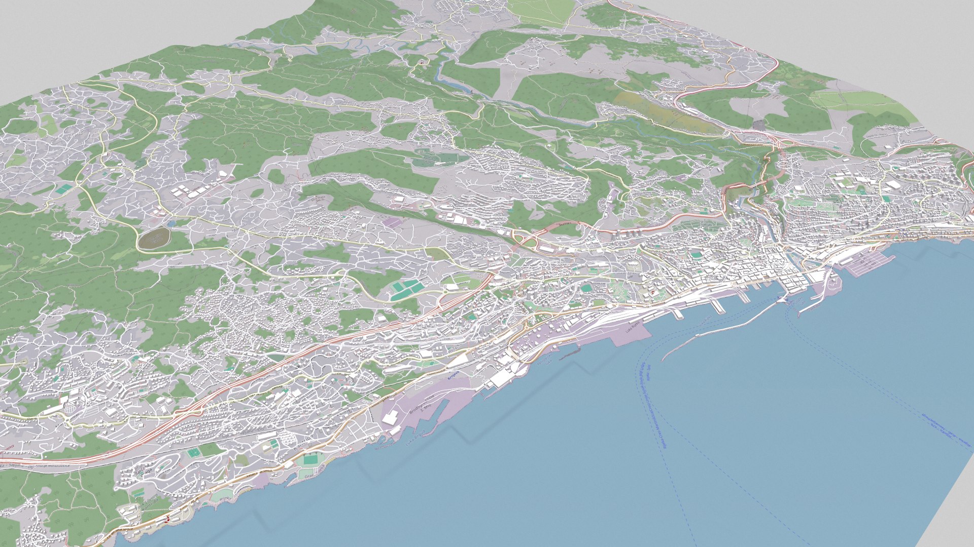 Cityscape Rijeka Croatia 3D Model - TurboSquid 2210958