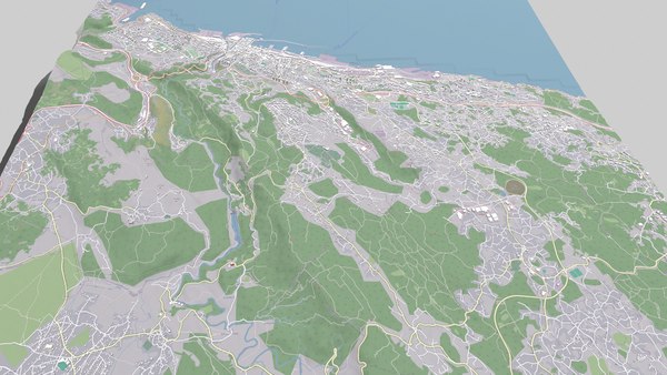 도시 풍경 리예카 크로아티아 3D 모델 - TurboSquid 2210958