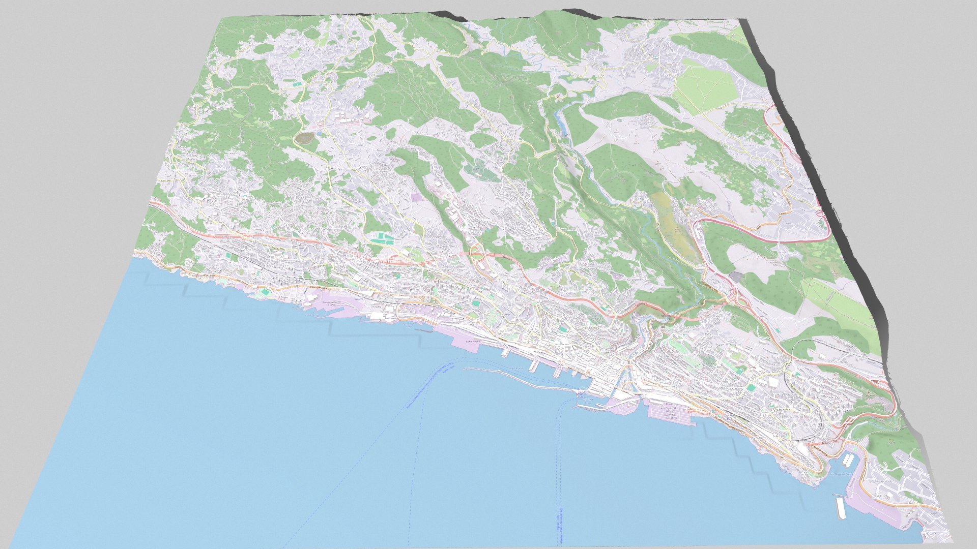 Cityscape Rijeka Croatia 3D Model - TurboSquid 2210958