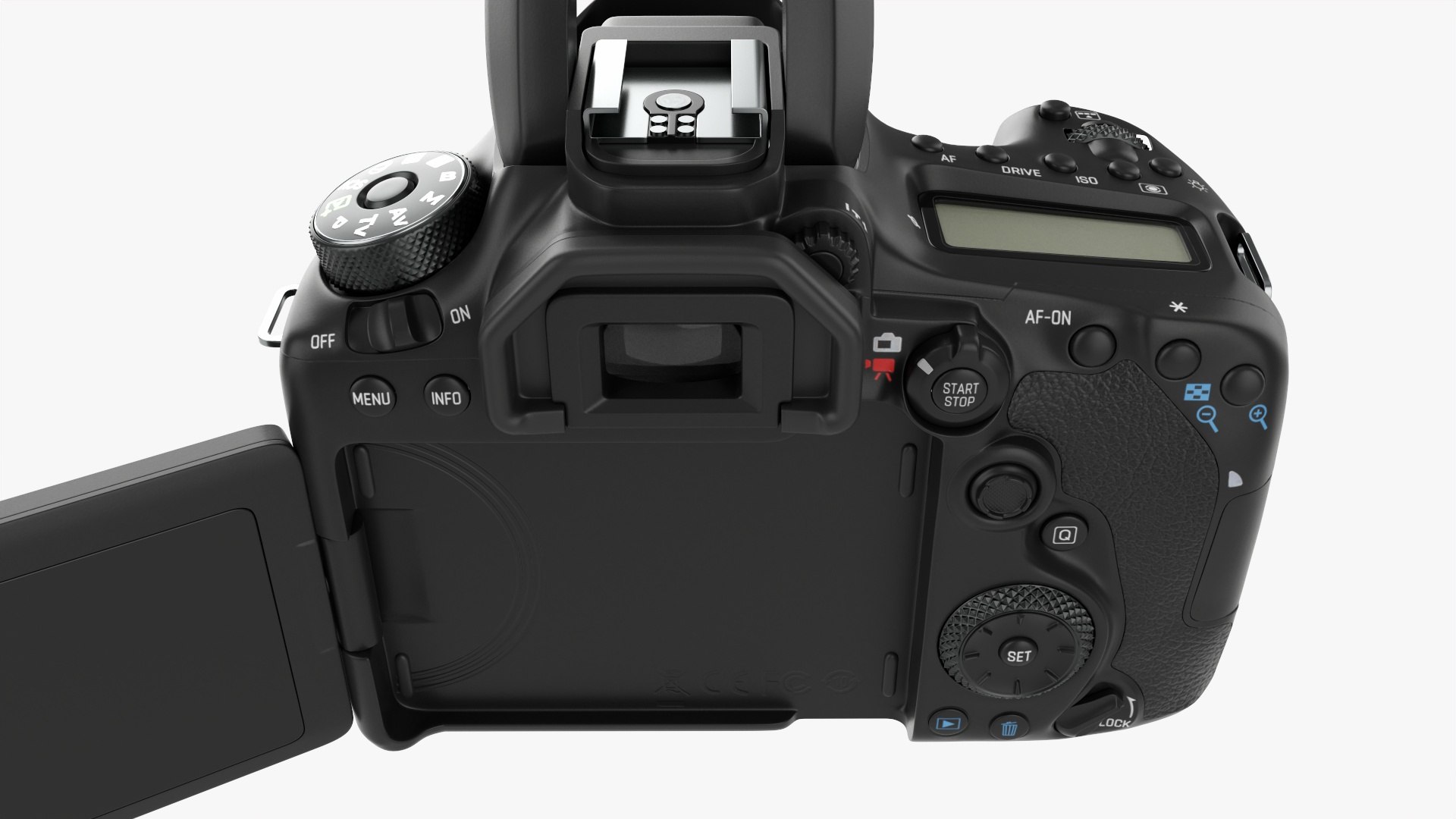 3D Model DSLR Camera Body Open - TurboSquid 1716644