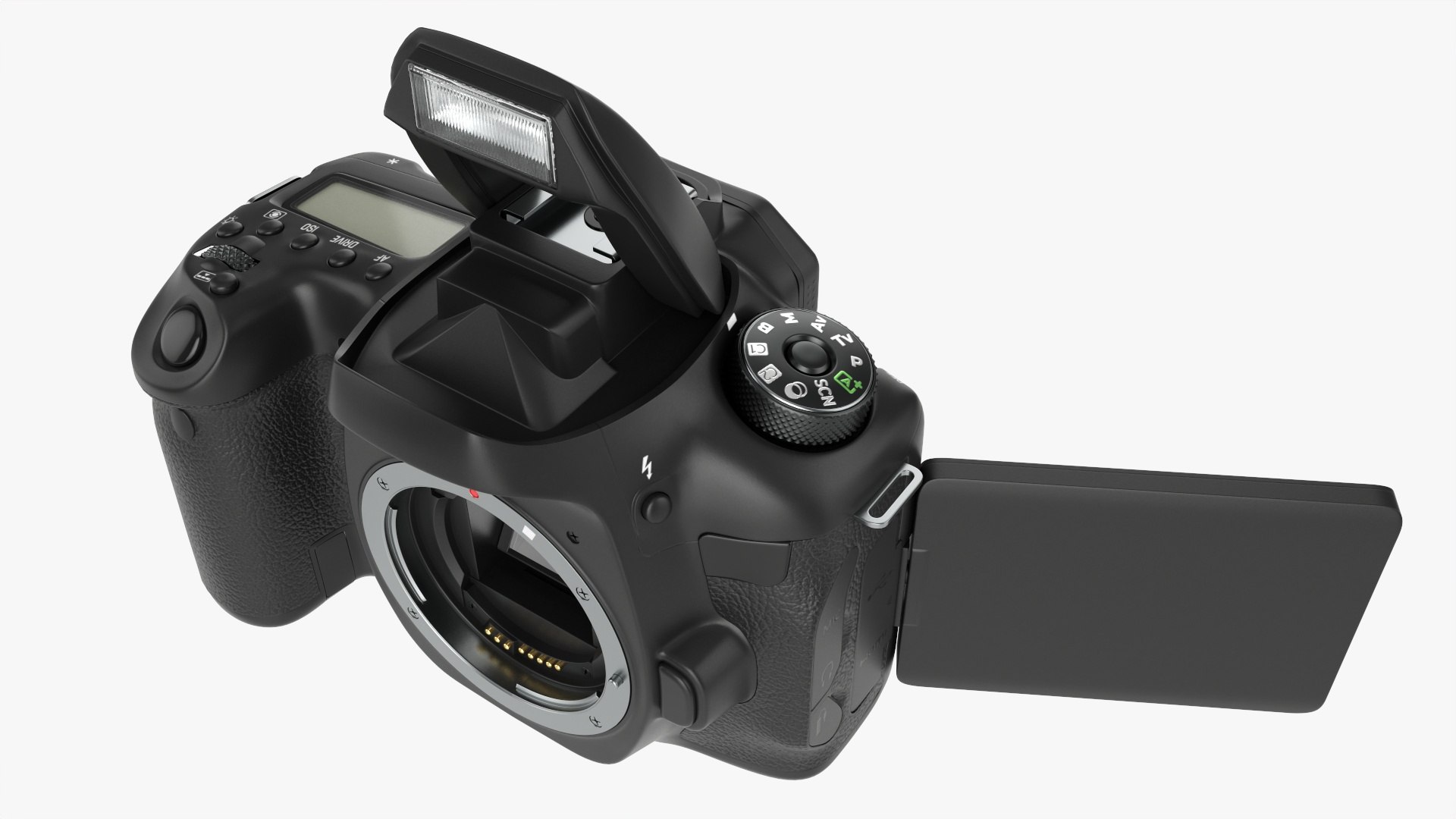 3D Model DSLR Camera Body Open - TurboSquid 1716644