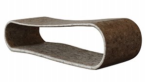 3D Coffee Table Scarf Stones