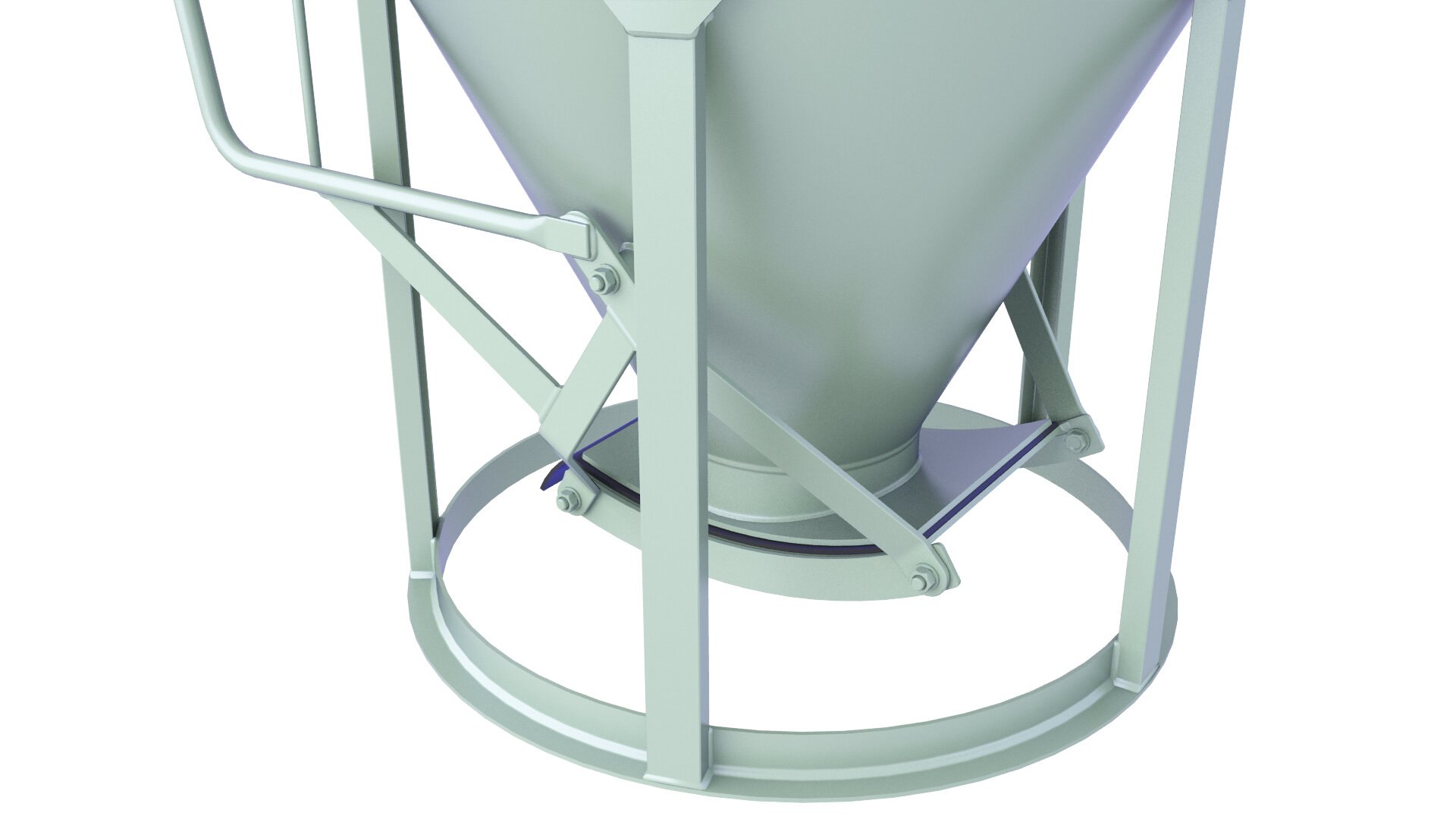 Industrial Concrete Bucket Hopper 2 3D Model TurboSquid 1992886