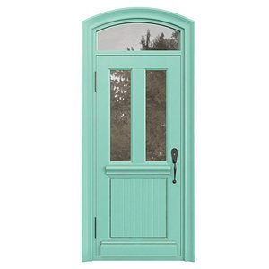 3D model Entrance classic door 76