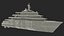 3D Eclipse Super Yacht