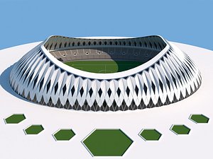 MOON  STADIUM 3D model