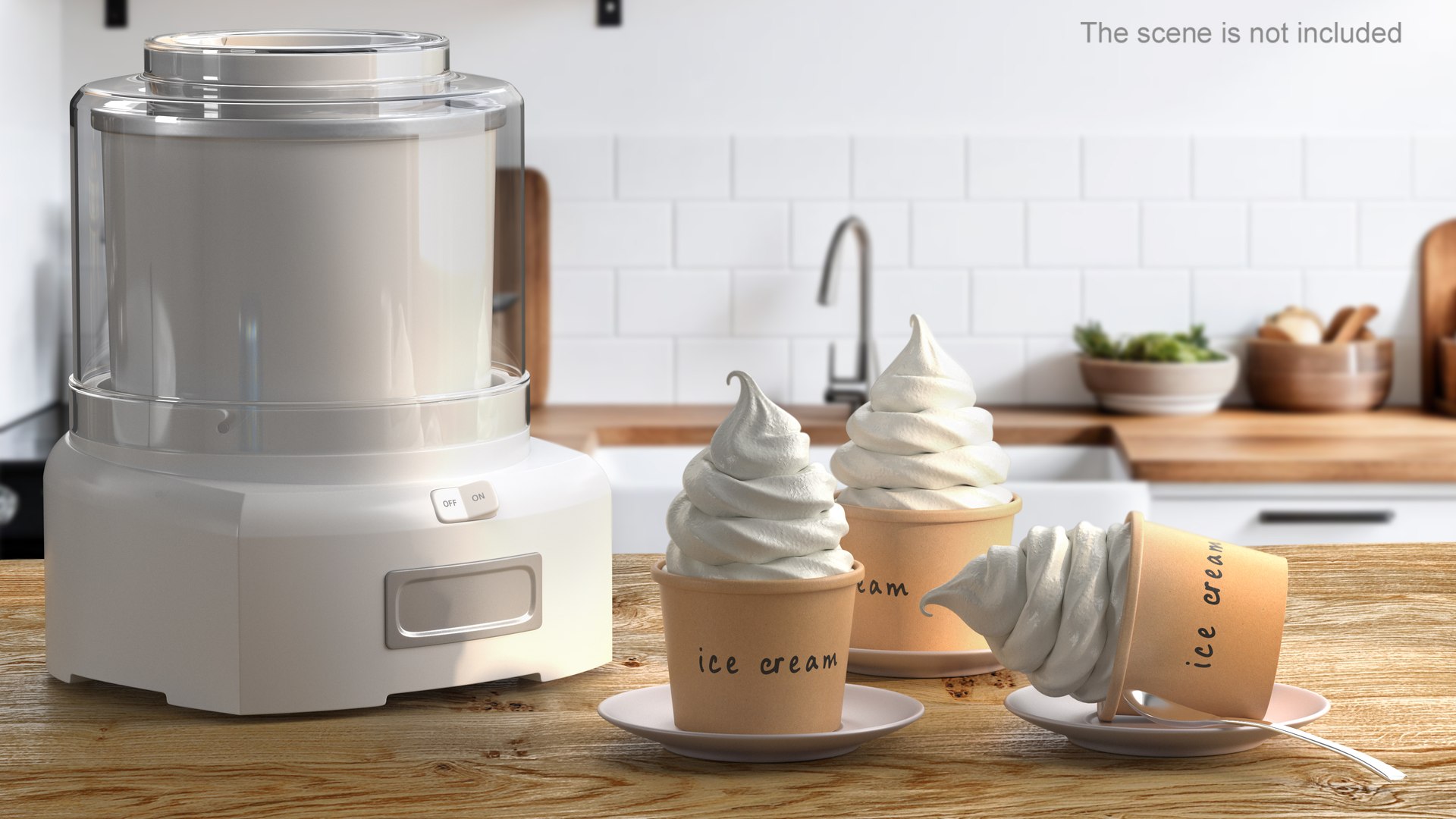 3D Cuisinart Ice Cream Maker Machine Model - TurboSquid 2199178