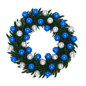 wreath christmas 3d model