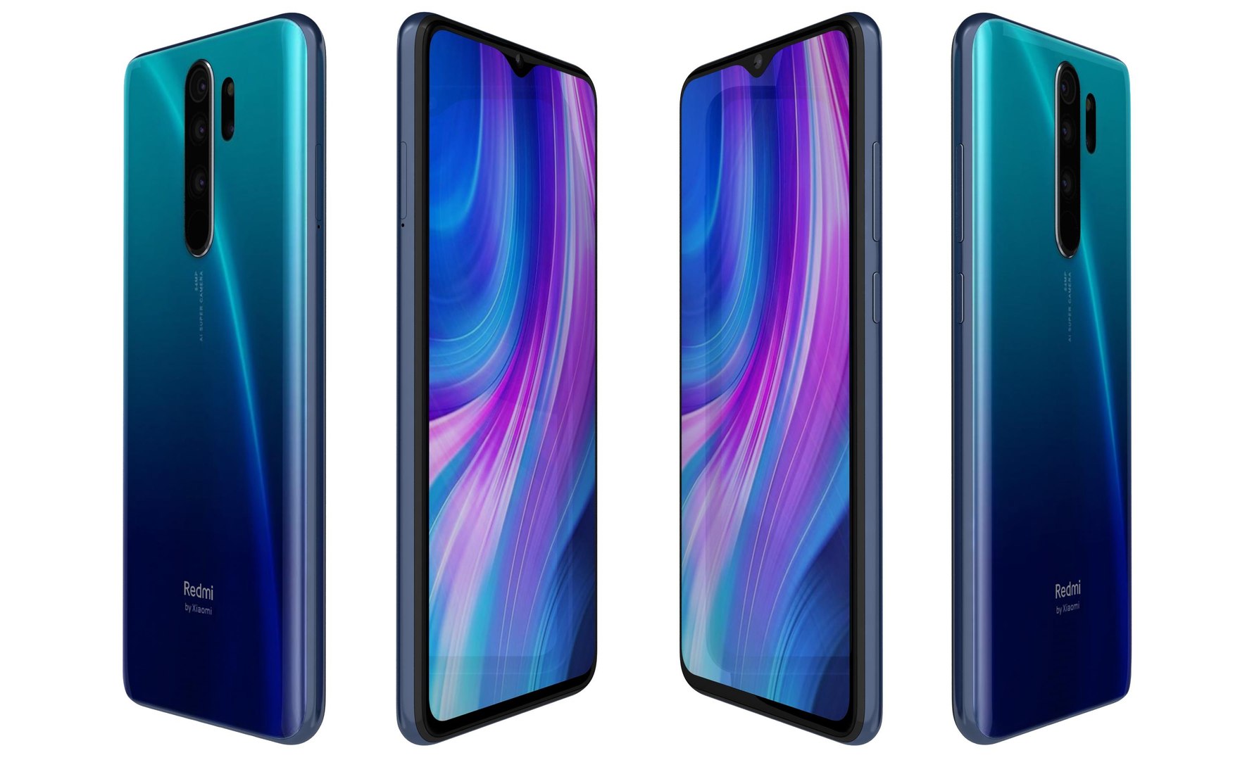 3D xiaomi redmi note 8 model - TurboSquid 1479298