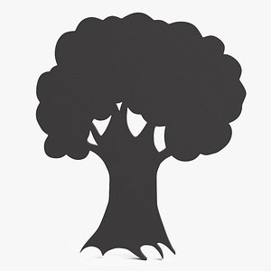 Oak Tree Silhouette