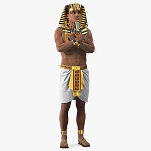 Egypt Pharaoh with Crook and Flail
