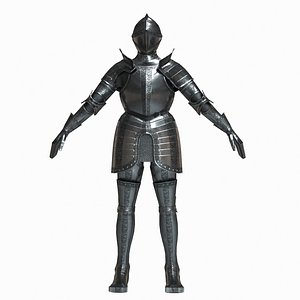 knight armor 3D model