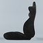 BRIDE EUROSTER II Black Seat 3D model