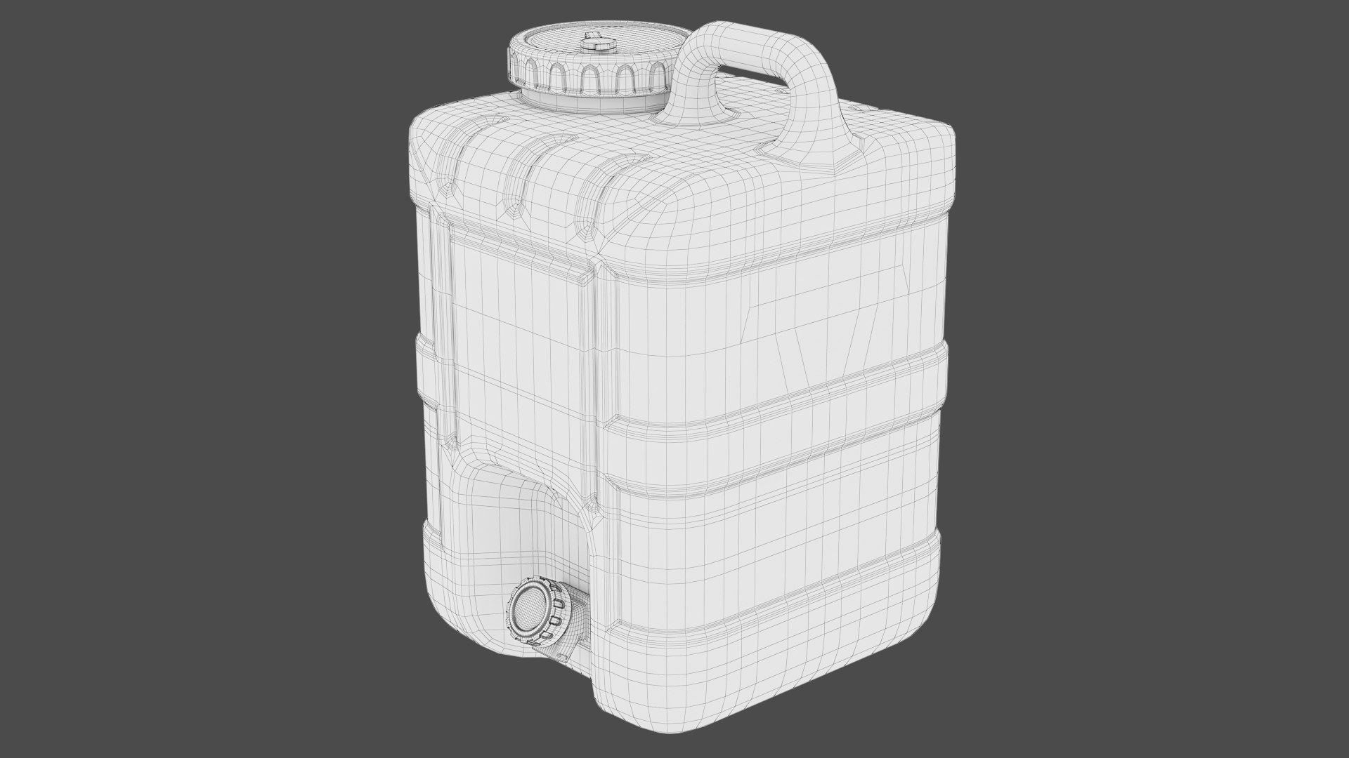 3D Water Container 15L Model - TurboSquid 2009185