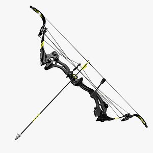 Compound Recurve Stealth Bow and Arrow model