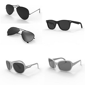 sun glass sunglasses 3d obj