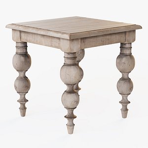 Bander Square Reclaimed Wood End Table
