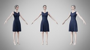 Dress 36 Neon Hexa Grid