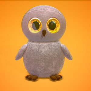 owl huge eyes model