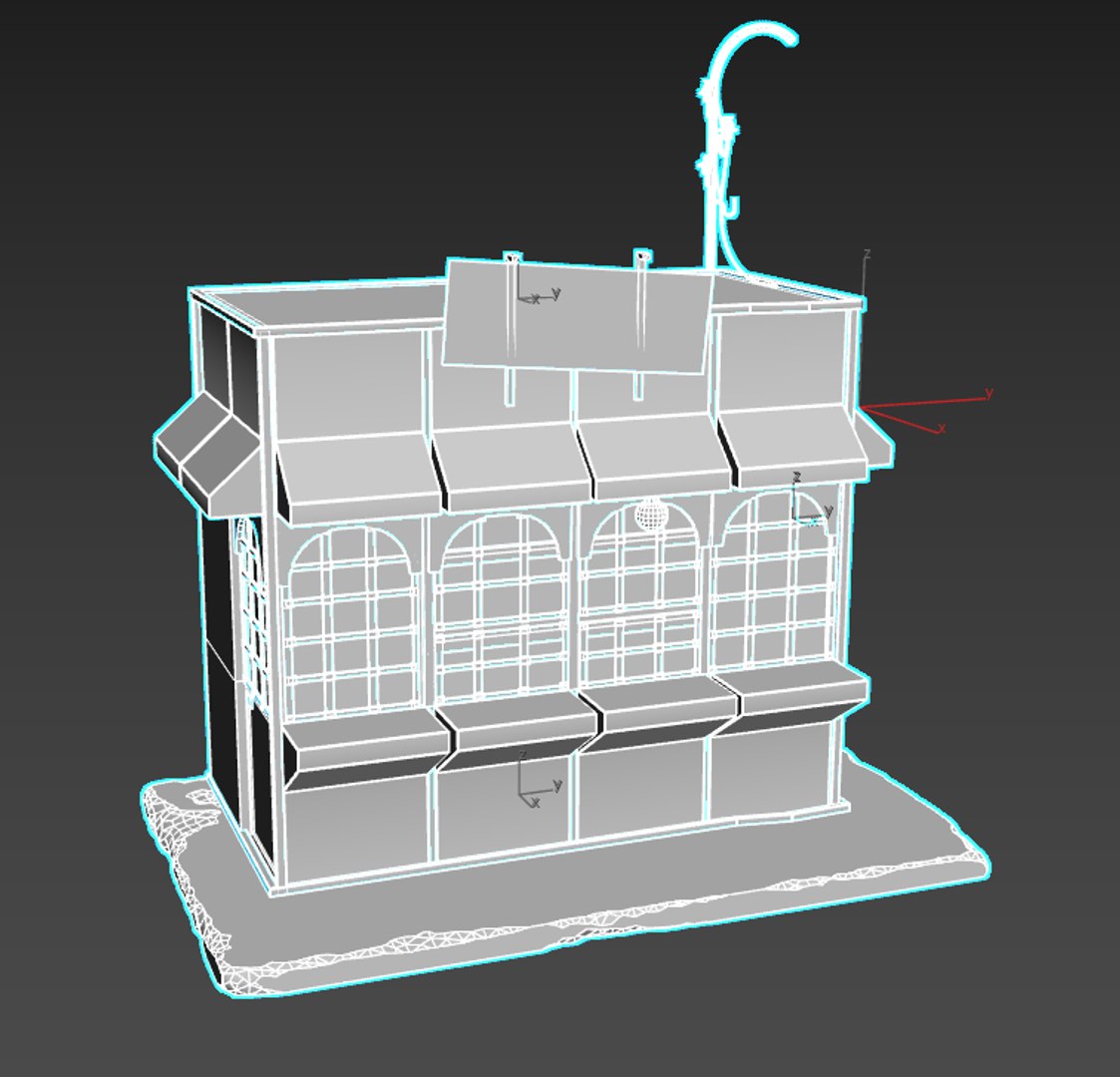 Rusty Metal Booth 3D Model - TurboSquid 1754025