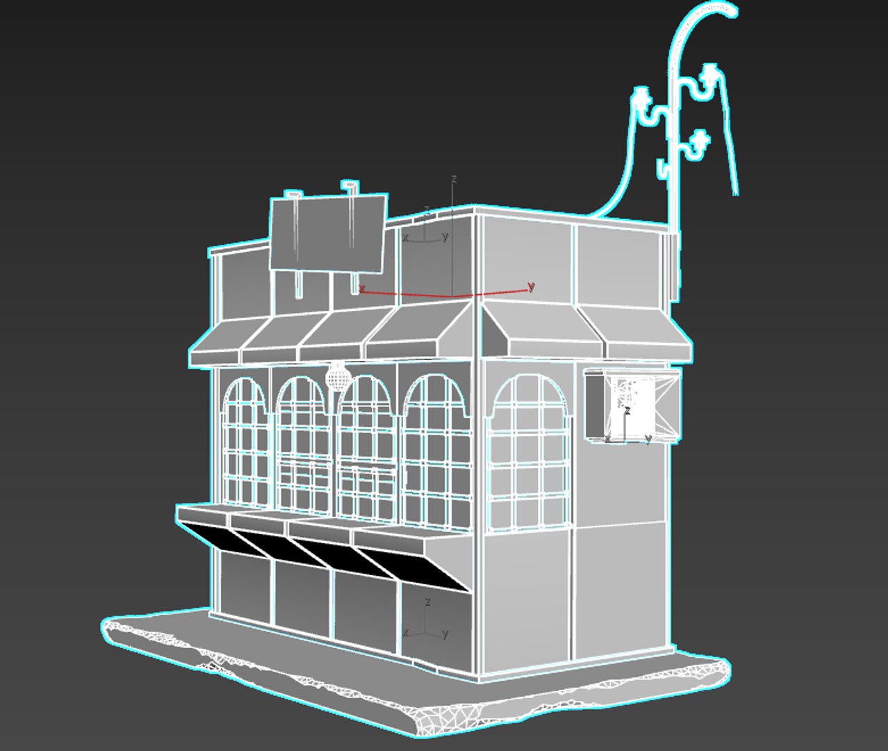 Rusty Metal Booth 3D Model - TurboSquid 1754025