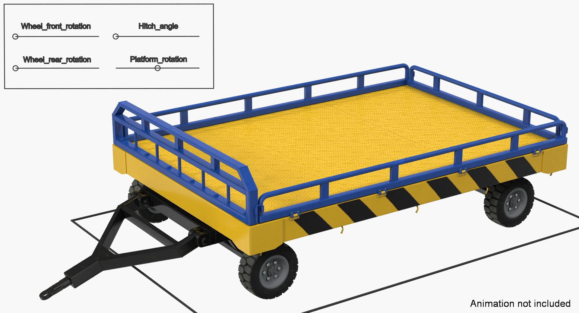 Airport Transport Trailer Bed Max