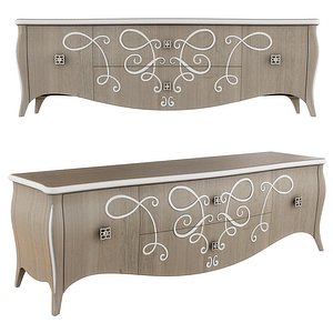 seven sedie sideboard 3D model
