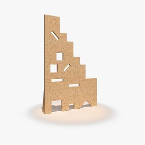 3D shooting training baffle