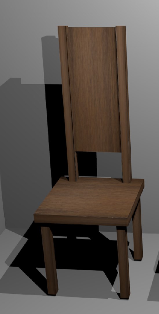 3dsmax simple chair
