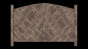 Wood Fence Hatch