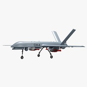 chinese ch-4 uav 3D model