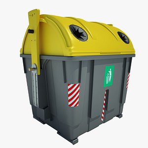 garbage container obj