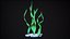 Cartoon Seaweed Long Grass PBR