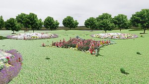 Garden 3D model