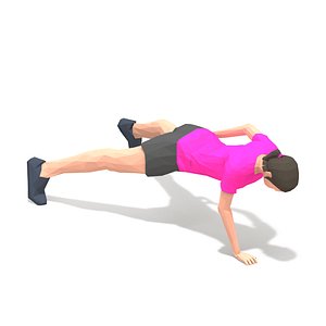 exercise woman 3D