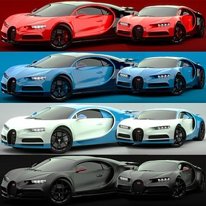 Bugatti Chiron Sport 2021 Collection 3D
